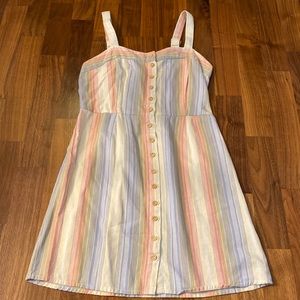 Alter’d State multi colored ajustable straps sun dress